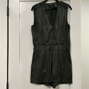 Bebe Romper in olive green